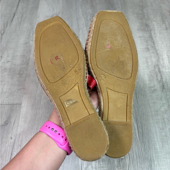 Free People Red Cabo Espadrilles Size 37 - Picture 4 of 5